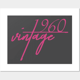 1960 Vintage. 60th Birthday Cool Gift Idea Posters and Art